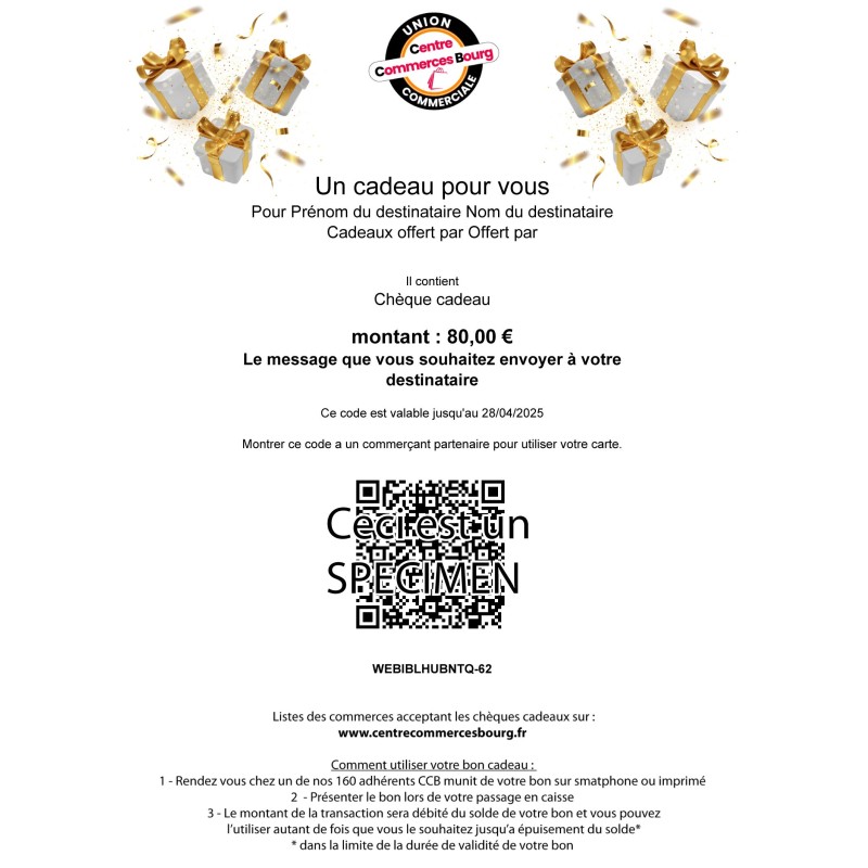 Bon cadeau